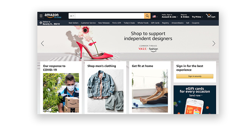 전자상거래 웹사이트 디자인