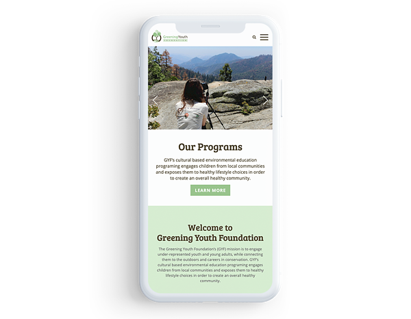 navigazione mobile per il sito web