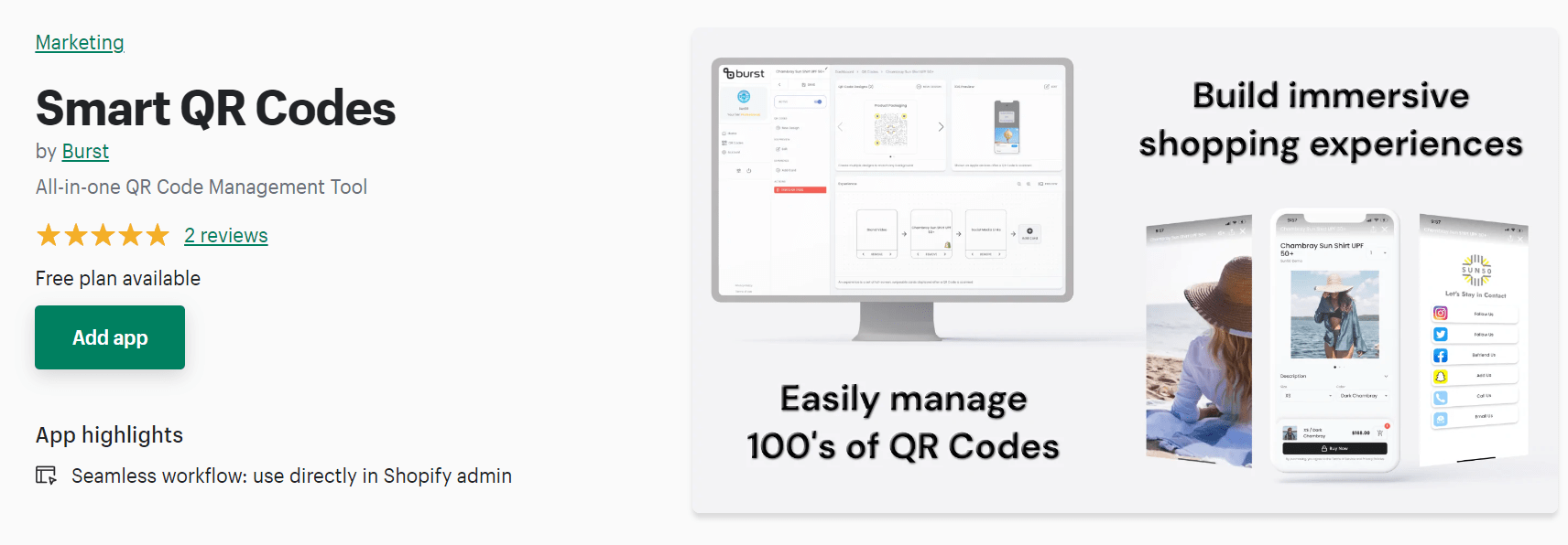 Shopify 的最佳 QR 码生成器