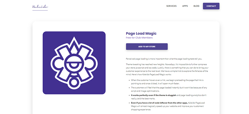 Page Load Magic Page Load Magic