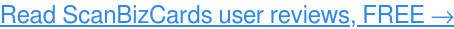 Ist ScanBizCards das Richtige für Sie? Lesen Sie Bewertungen jetzt KOSTENLOS →