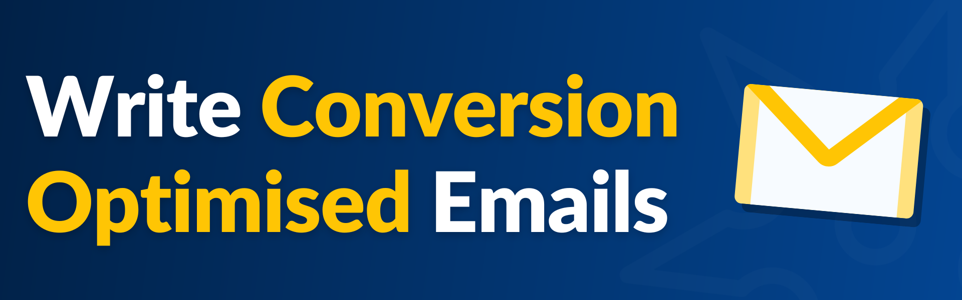 El texto dice "Escribir correos electrónicos optimizados para la conversión"
