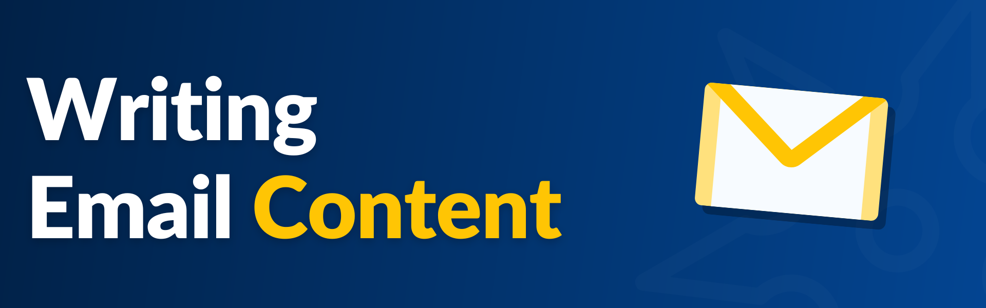 El texto dice "escribir contenido de correo electrónico"