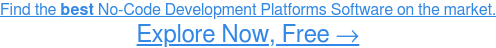 Lihat Perangkat Lunak Platform Pengembangan Tanpa Kode dengan Nilai Tertinggi, Gratis →