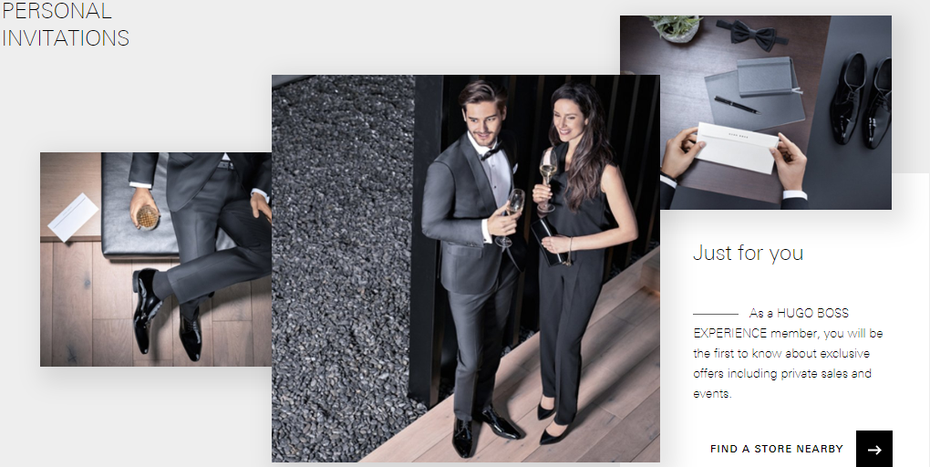 โปรแกรมความภักดีของ Hugo Boss