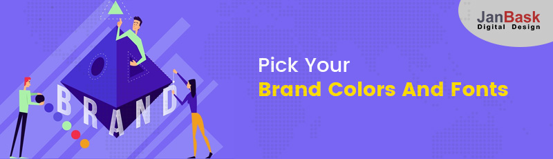 Marka rengini ve Yazı Tipi'ni seçin