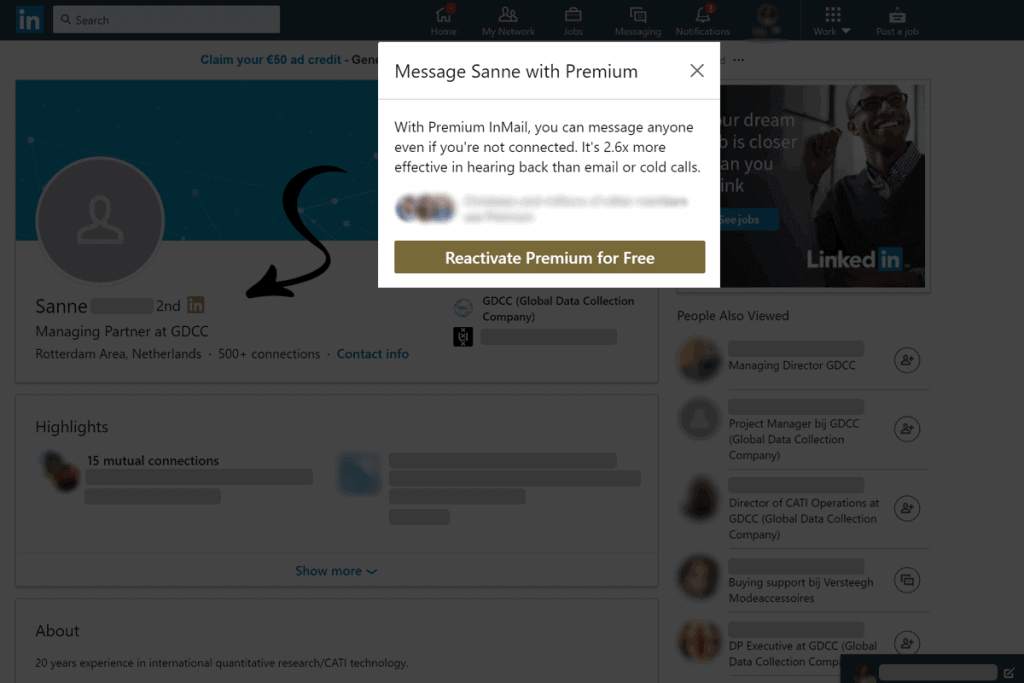 linkedin-premium-message-only