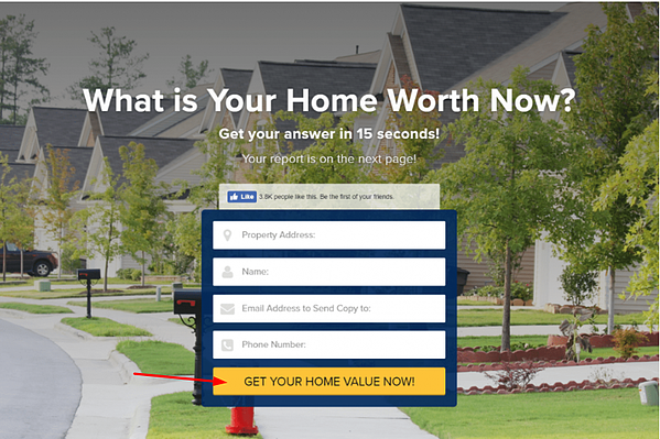 halaman arahan bernilai rumah