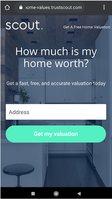 halaman real estat responsif