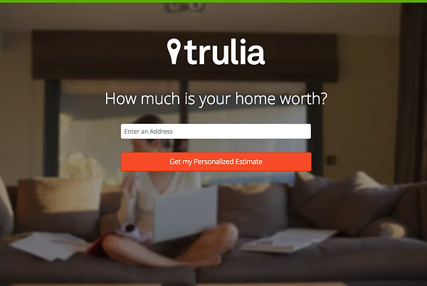 halaman arahan trulia