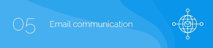 comunicación por correo electrónico