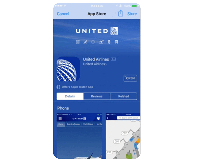 aplikasi maskapai penerbangan bersatu