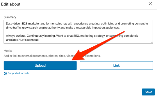 リンクインに履歴書をアップロードする方法
