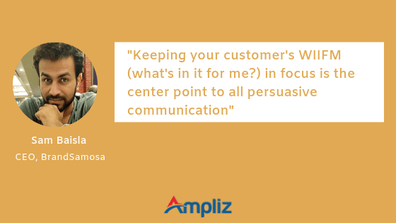 Sam Baila, director ejecutivo, Brandsamosa