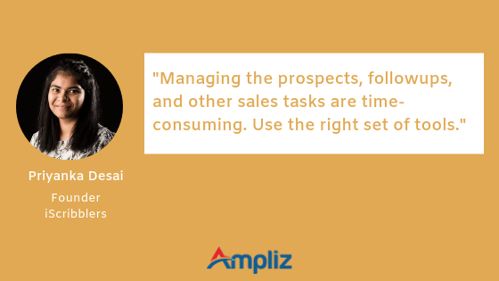 Priyanka Desai, fundadora, iScribblers