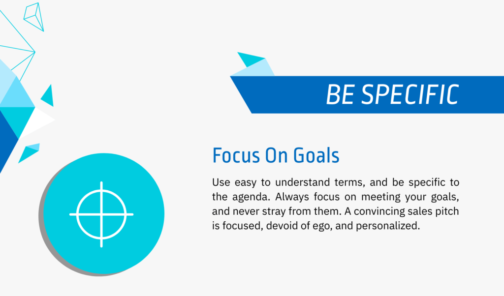 ваша подача должна иметь фиксированную цель