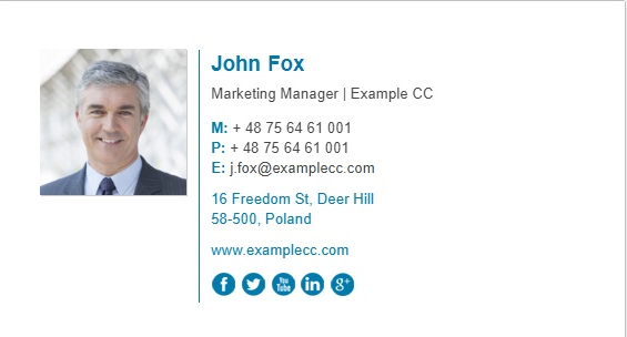 используйте приличный шрифт в подписи электронной почты