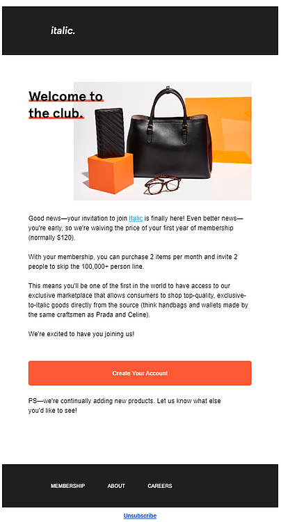 kursywa członkostwo w klubie