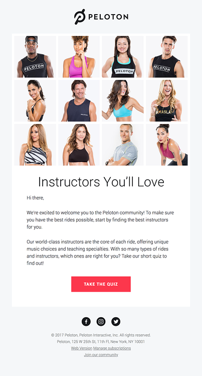 personalizacja e-mail peletonu