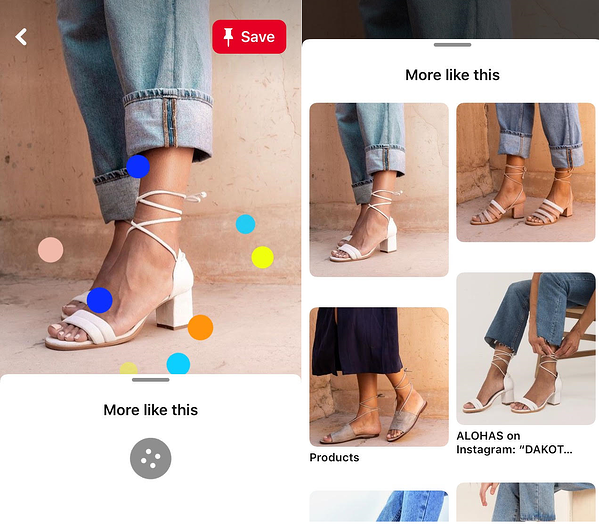 pinterest ricerca visiva