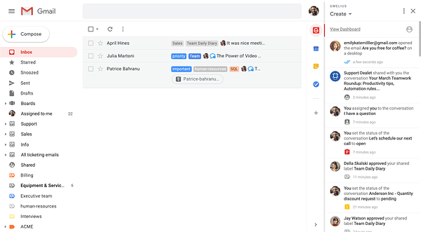 étiquetage des e-mails