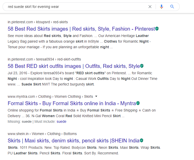 ผลการค้นหา กระโปรง