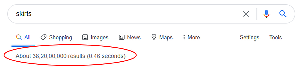 ผลการค้นหา กระโปรง