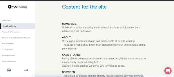 เนื้อหาเว็บไซต์