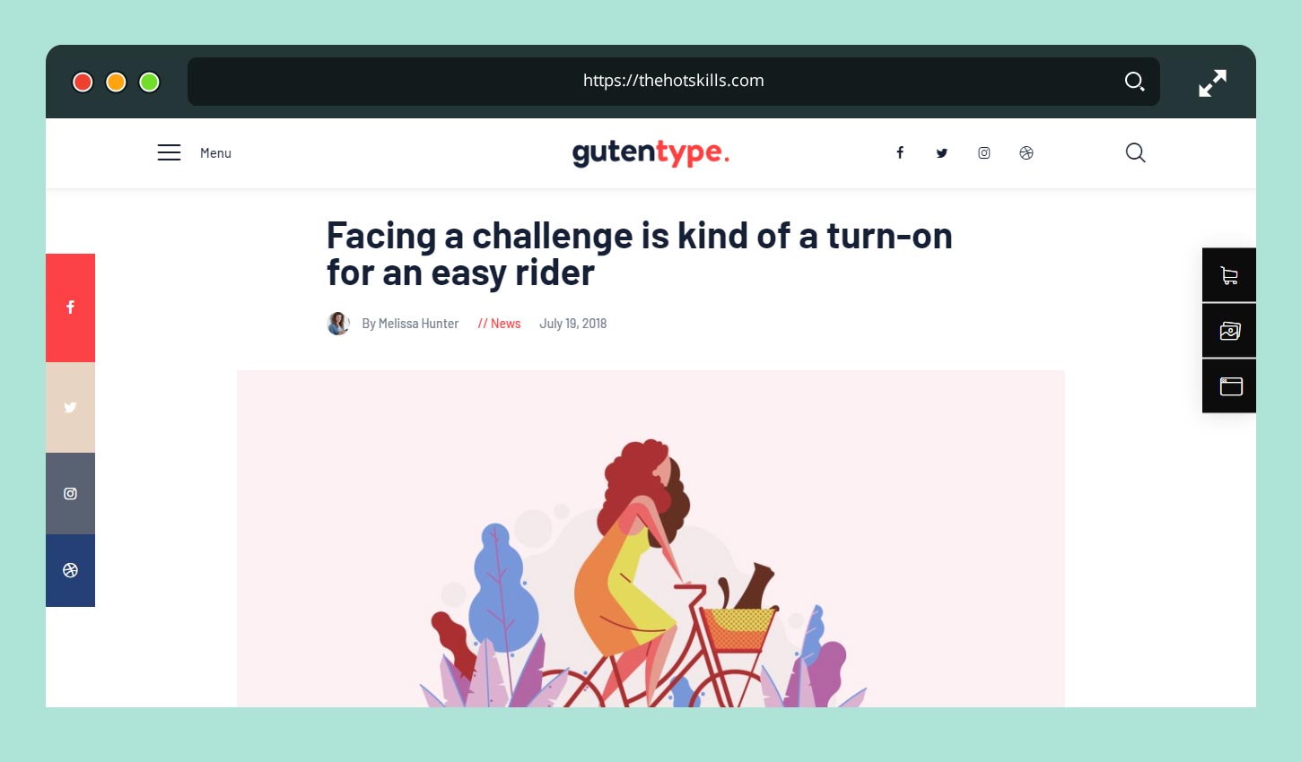Gutentype: Тема Gutenberg WordPress