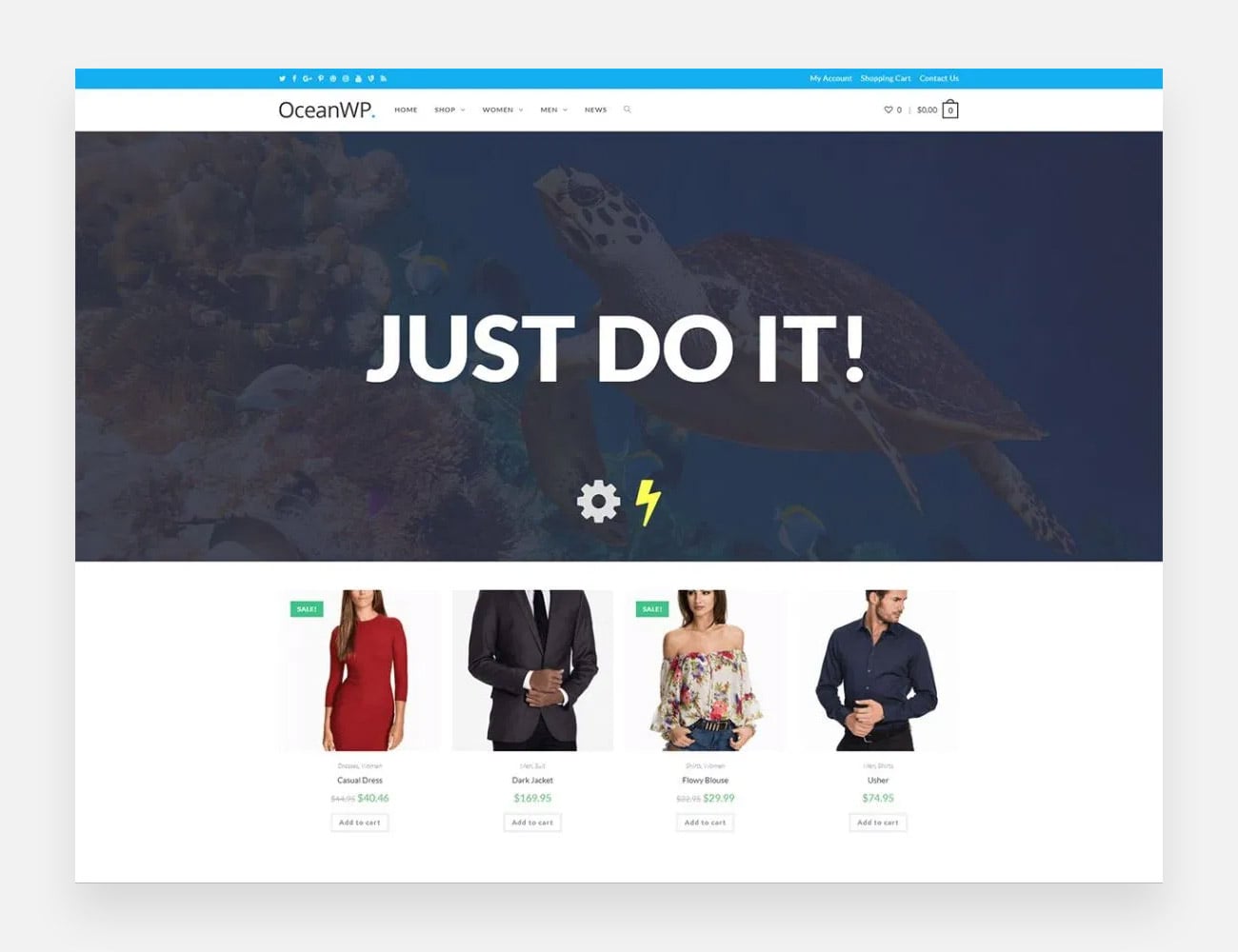 Бесплатные темы WordPress OceanWP для писателей