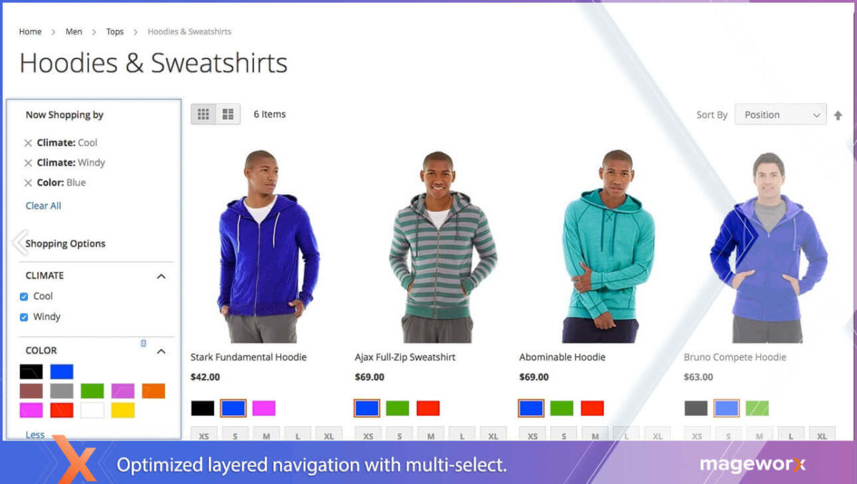 Zoptymalizowana nawigacja warstwowa w Magento 2