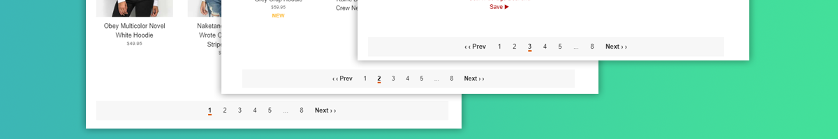 Jak wyglądają strony z paginacją