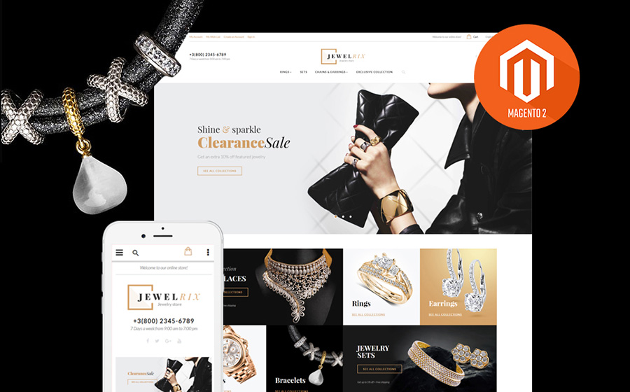 Jewelrix Magento テーマ | MageWorx ブログ