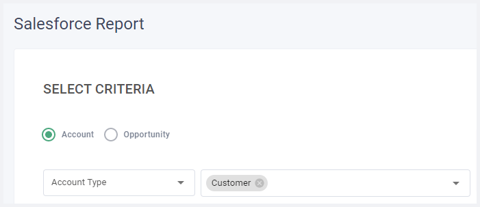 Пример построения динамической аудитории исключения клиентов SFDC