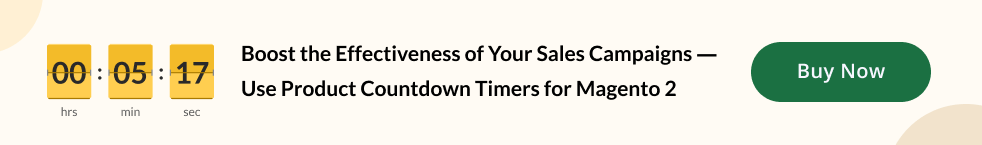 Magento 2용 제품 카운트다운 타이머 확장 | 메이지웍스 블로그