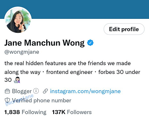 Numero di telefono verificato da Twitter