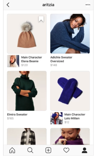 produits tagués instagram