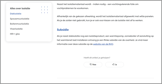 Feedback sui contenuti homeQgo