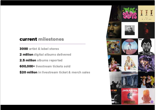 트랙션 슬라이드 예시 - 싱글 뮤직