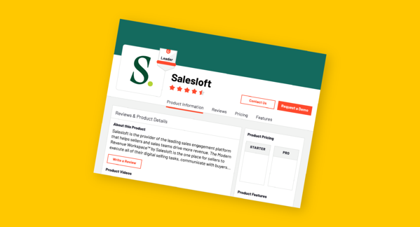 Profil produktu Salesloft G2