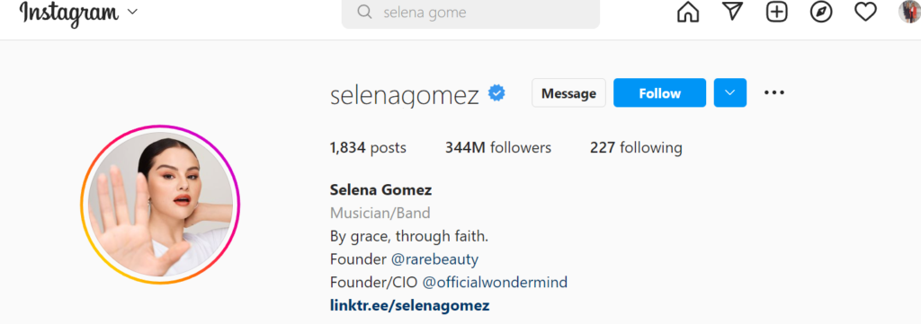 У кого больше всего подписчиков в Instagram-Top 10 3