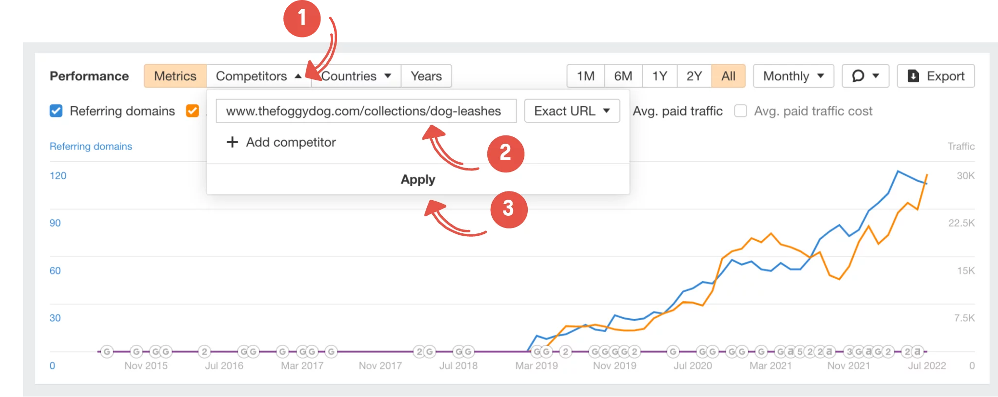bağlantı hızını belirlemek için rakip ekleme adımları