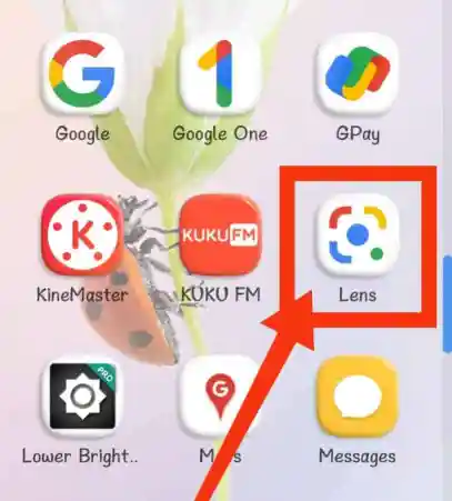 Google 렌즈 애플리케이션을 열어 연결 시 휴대전화에서 Wi-Fi 비밀번호 찾기