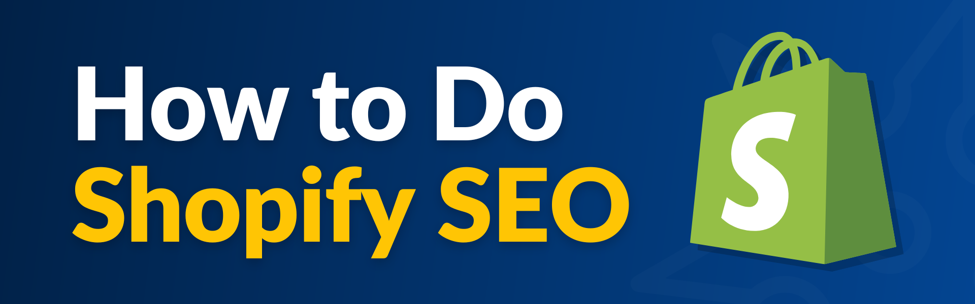 Le texte se lit comme suit : Comment faire Shopify SEO