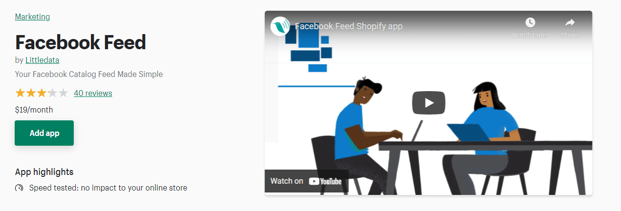 Shopify 的最佳 facebook feed 應用程序
