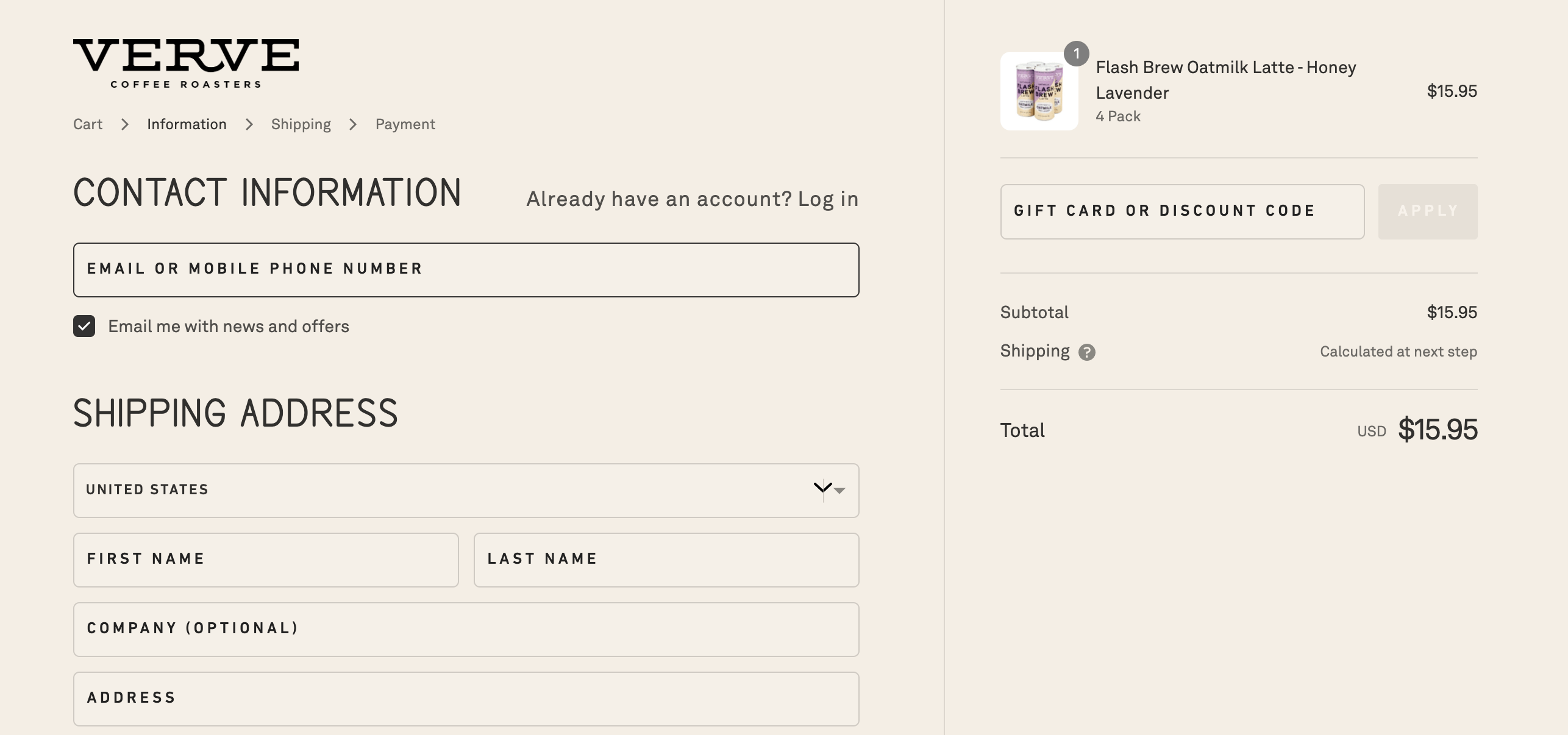 結帳中的自定義字體