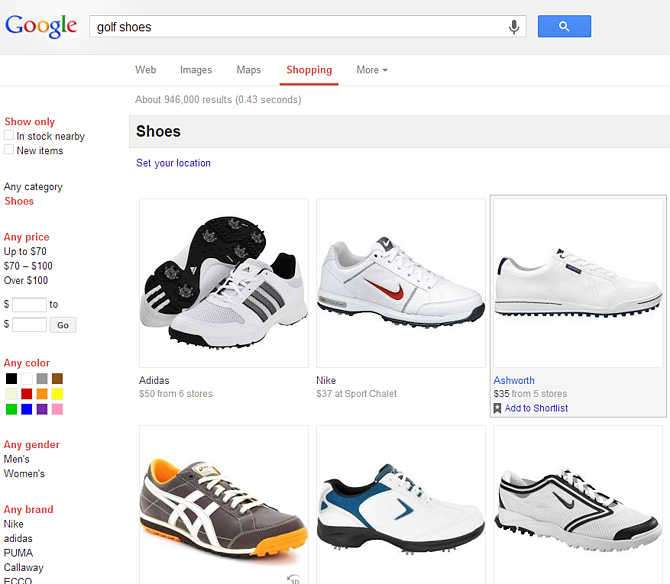 最佳比較購物引擎谷歌購物鞋 Best Comparison Shopping Engine Google Shopping Shoes