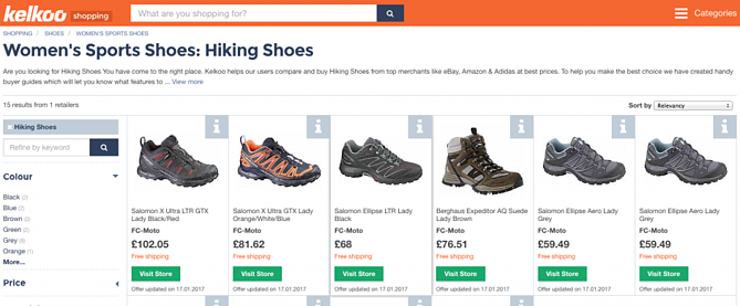 Kanał zakupów Kelkoo Shopping Channel Kelkoo