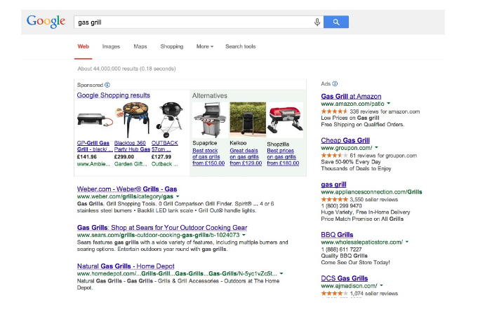 การแสดงโฆษณาตามรายการผลิตภัณฑ์ของ Google ใหม่ New Google Product Listing Ad Display