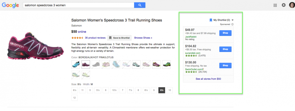 Afficher les évaluations du vendeur sur Google Shopping View Seller Ratings on Google Shopping